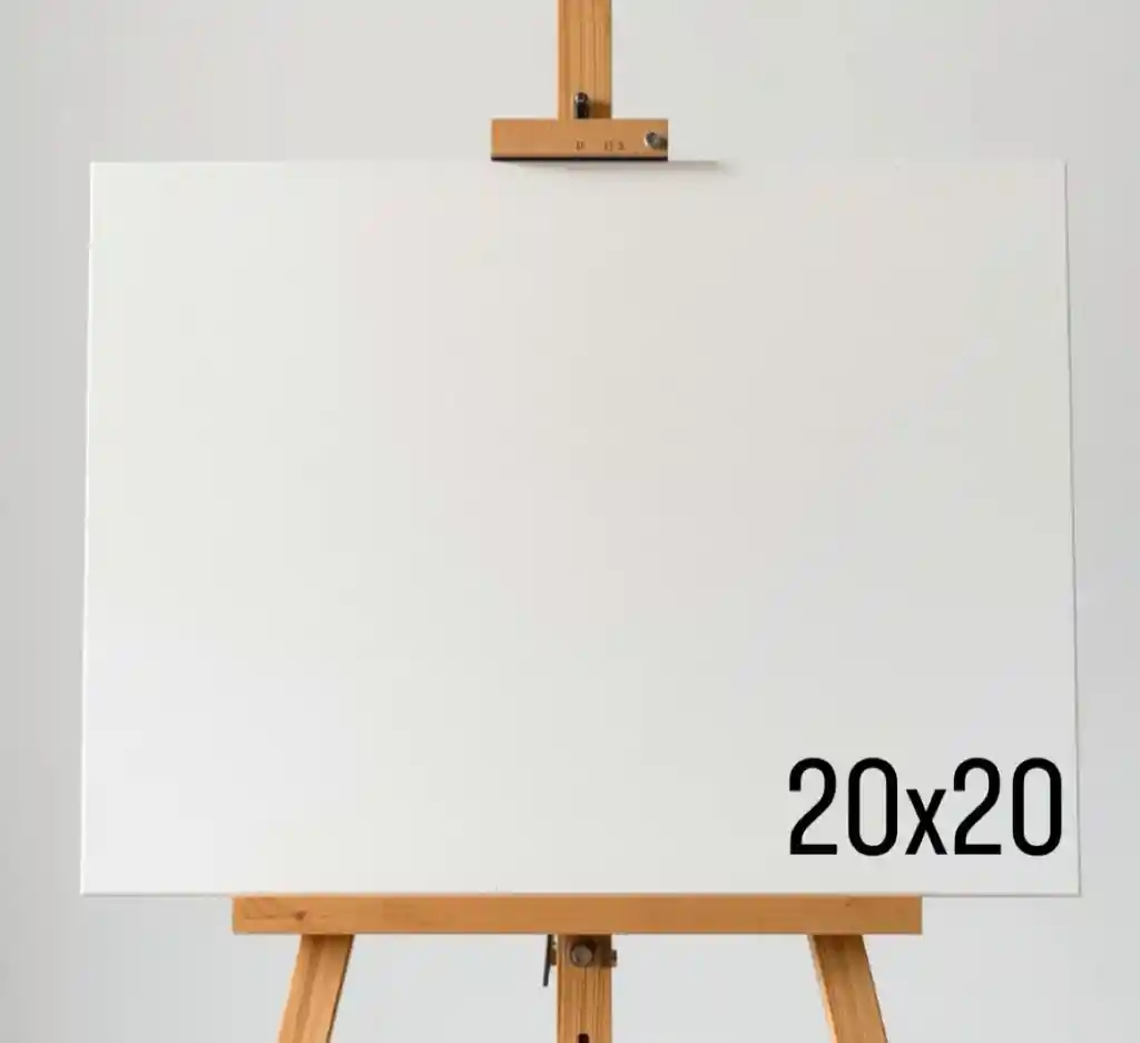 Lienzo Bastidor Profesional Para Pintar 20x20 3cm