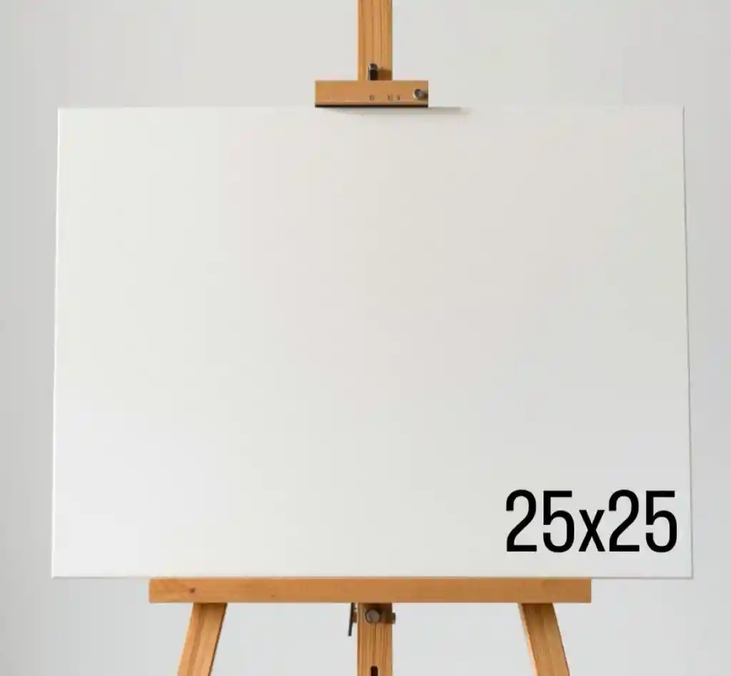 Lienzo Bastidor Profesional Para Pintar 25x25 3cm Botero