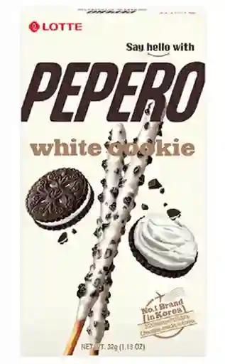 Pepero Galleta En Barra Con Chocolate Blanco 37g