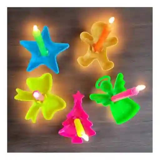 Porta Velas Navideños X 100 Unidades / Dia De Velitas