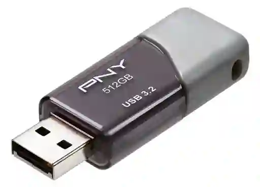 Memoria Pny 512 Gb Unidad Flash Usb 3.0 Turbo 100mb/s Gris
