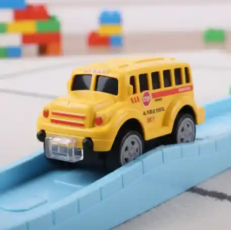 Pista Bus Escolar Con Sensor.