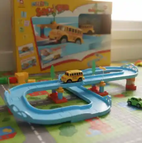 Pista Bus Escolar Con Sensor.