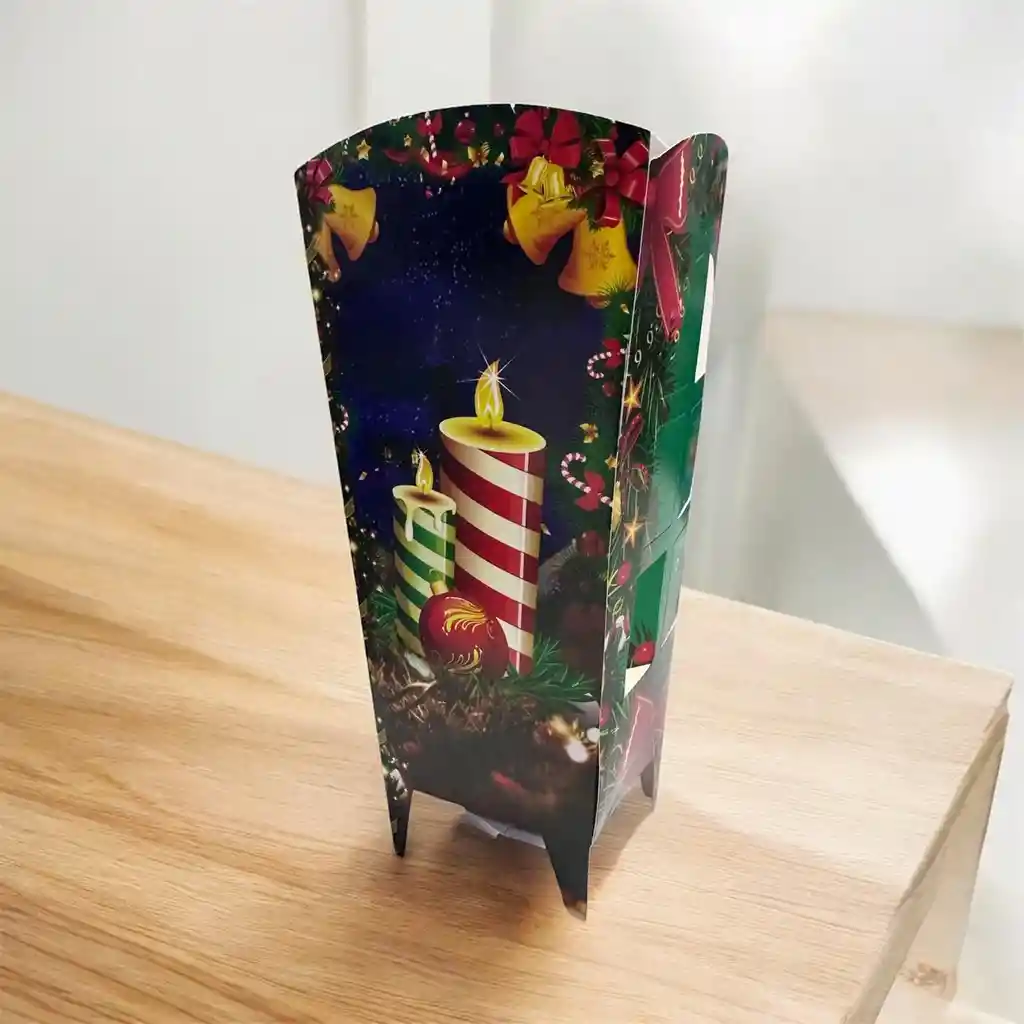 Farol Dia De Velitas Navidad X 10 Unidades