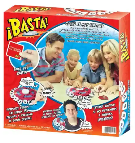 Juego De Mesa Basta Piensa Rapido Pulsacion Letras Familiar