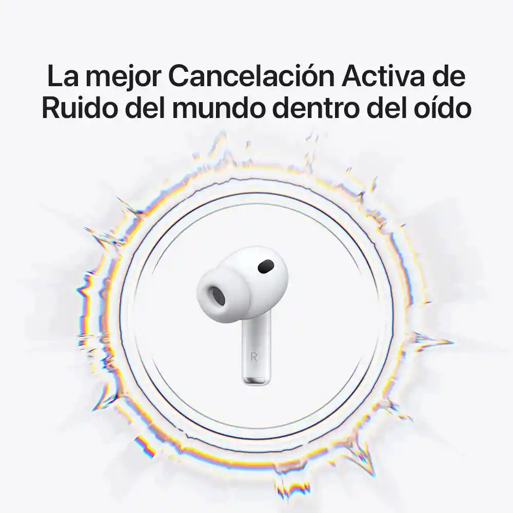 Auriculares Airpods Pro 3 Generación Audífonos Inalámbricos + Cable + Cambio De Gomas