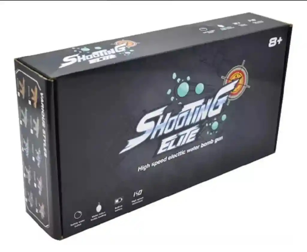 Juguete Pistola Ak.47 Arma Automatica Hidrogel Sencilla