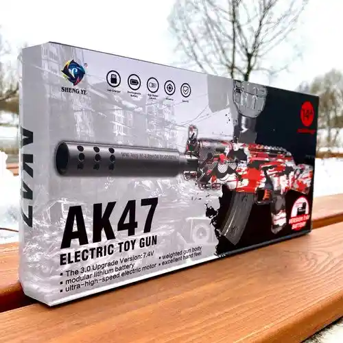 Juguete Pistola Electric Toy Gun Ak.47 Arma Automatica Hidrogel