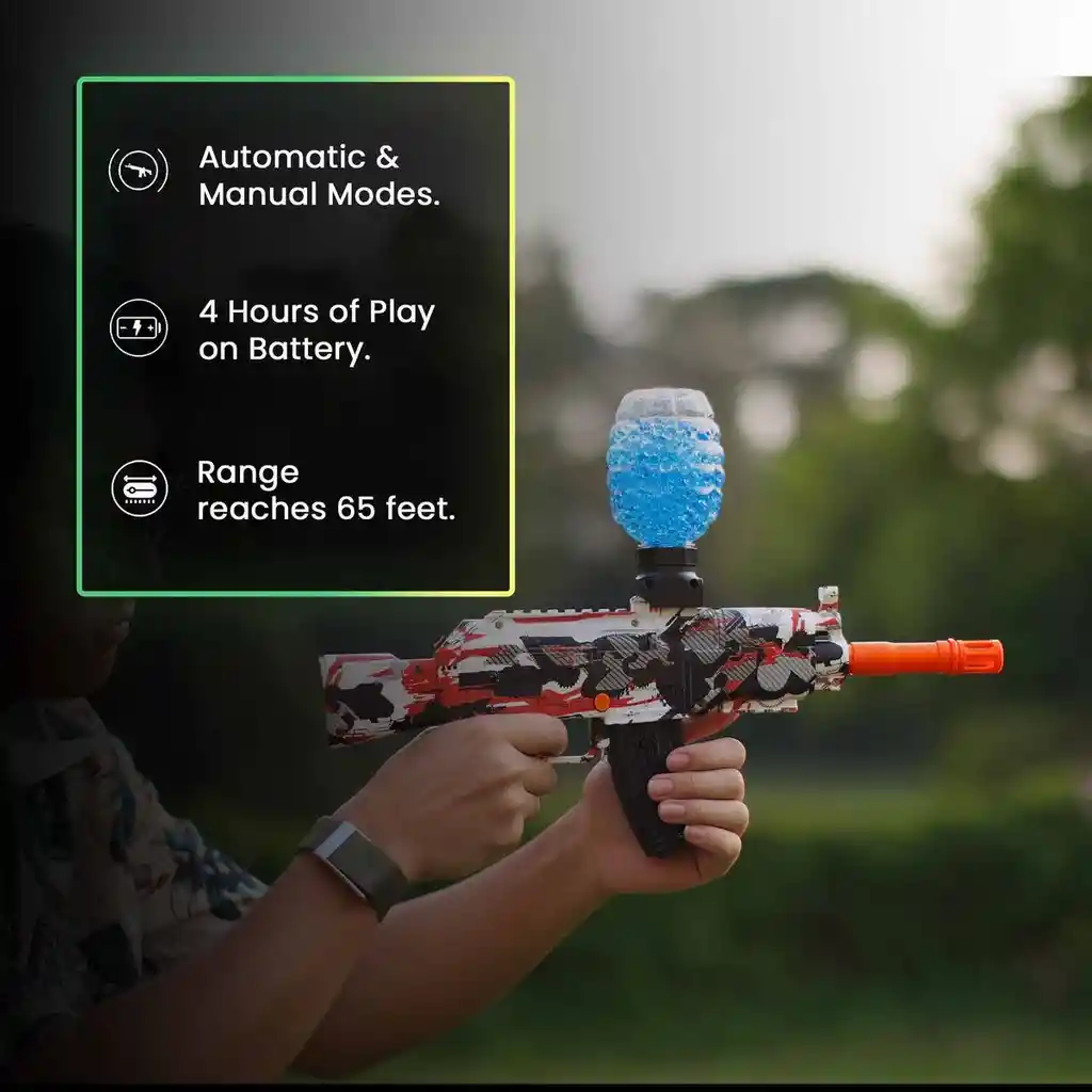 Juguete Pistola Electric Toy Gun Ak.47 Arma Automatica Hidrogel