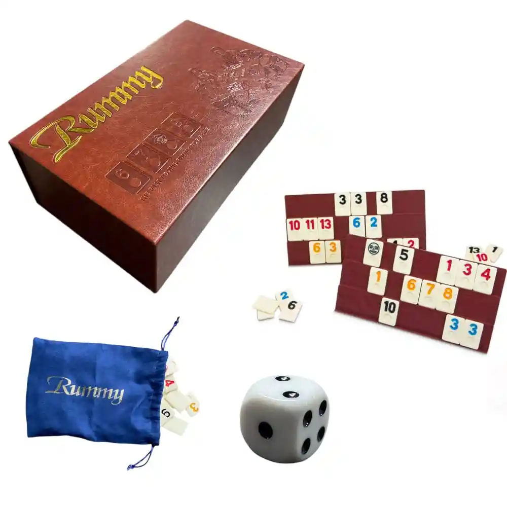 Rummy Rummikub Rummiq Caja De Lujo