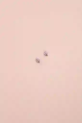 Topo Hoja Plateado Rodio