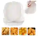 Moldes Antigrasa Freidora De Aire 4.5 L En Adelante Pack X50 (blanco)