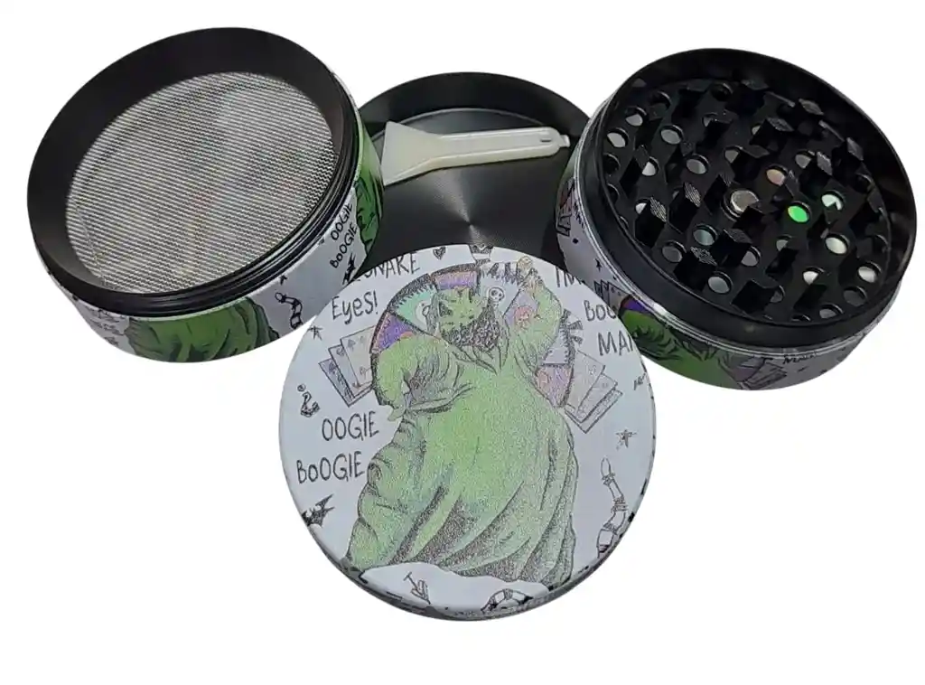 Grinder Trillador De 50mm Con Diseño 4 Piezas