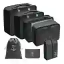 Organizador De Maleta Para Viaje / Bolsa De Almacenamiento *7 Piezas