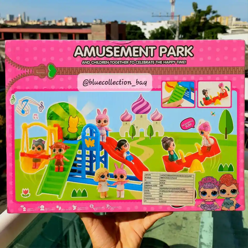 Set Lol Surprise Parque De Atracciones Incluye 3 Muñecas De 8cms
