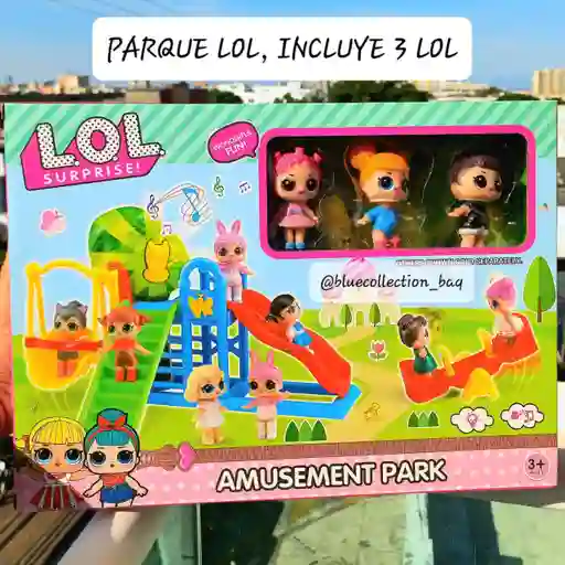 Set Lol Surprise Parque De Atracciones Incluye 3 Muñecas De 8cms
