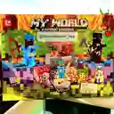Set Minecraft 8 Figuras Y 10 Cubos Imantados