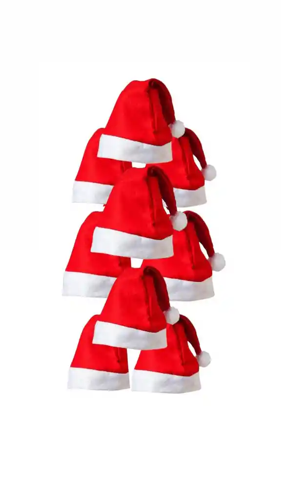 Gorro De Navidad X 3