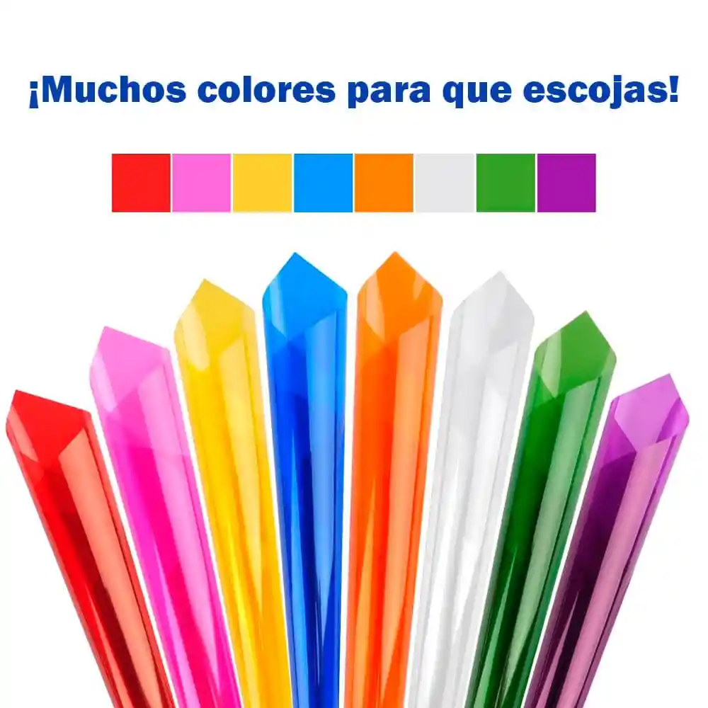 Papel Celofan Colores Pliego 70 X 100 Por Unidad