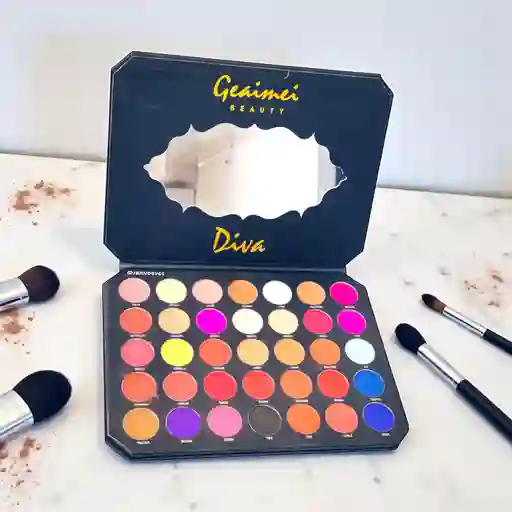 Paleta De Sombras Be Coqueta De Geaimei Beauty X 35 Tonos