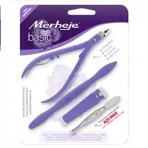 Kit Cortacuticula Merheje, Alicate Manicura