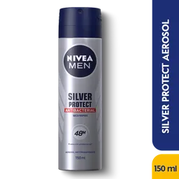 Nivea Men Antitraspirante Aerosol Silver Protect Antibacterial Seca Rápido 48H