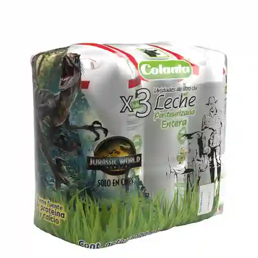 Colanta Leche Pasteurizada Entera pack 3