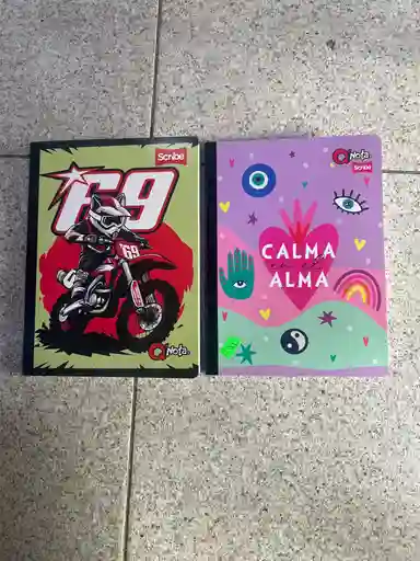Cuadernos Cuadriculados Y Rayados 80 Hojas