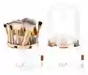 Organizador Maquillaje Giratorio 360° Brochas Almacena