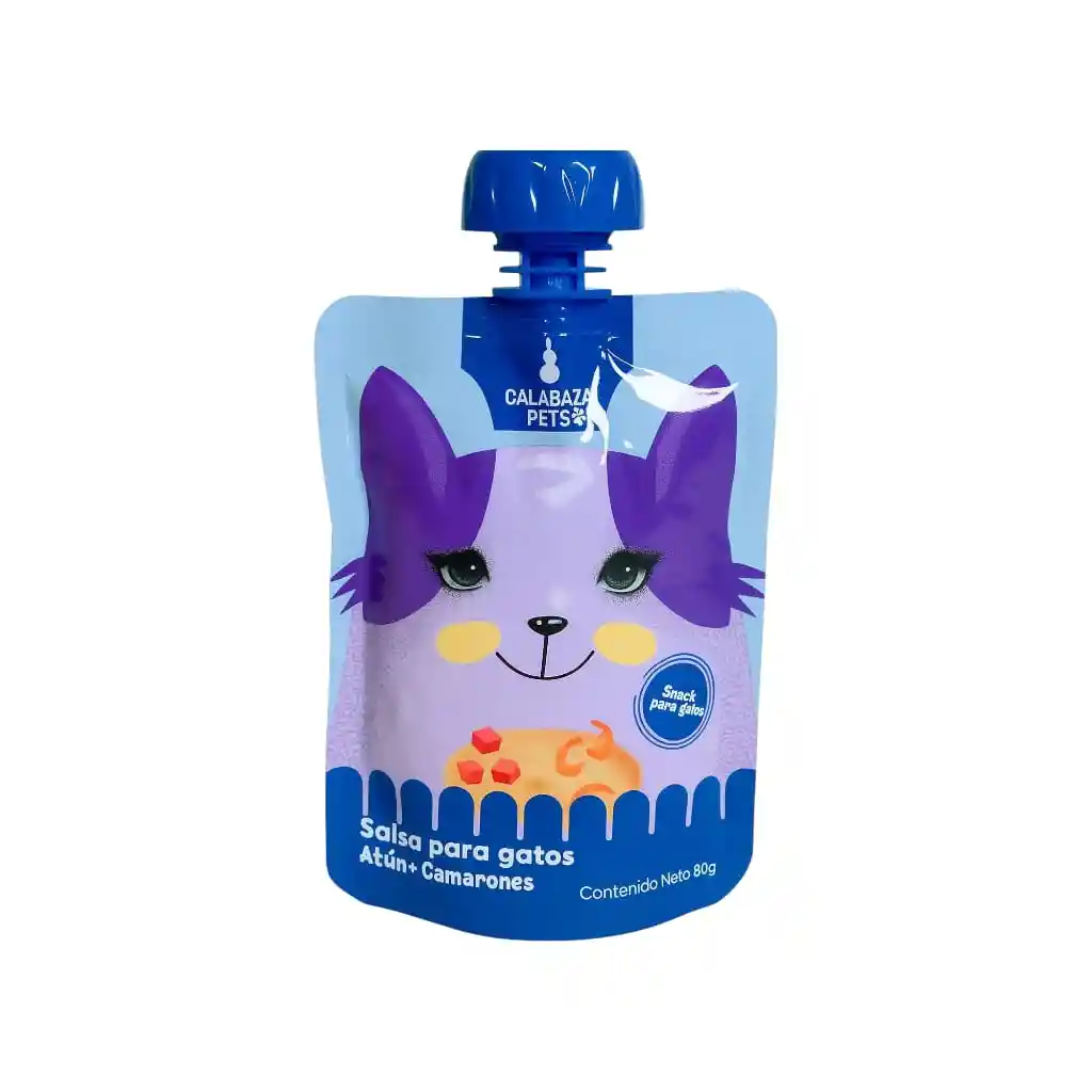 Salsa Para Gatos X 80gr Atún/camarón