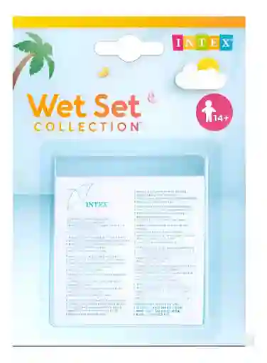 Kit X6 Parches Intex Para Reparar Colchones Inflables Piscinas Trasparente