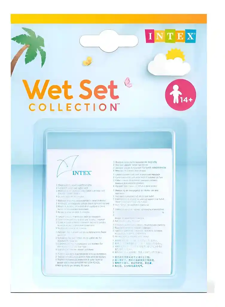 Kit X6 Parches Intex Para Reparar Colchones Inflables Piscinas Trasparente