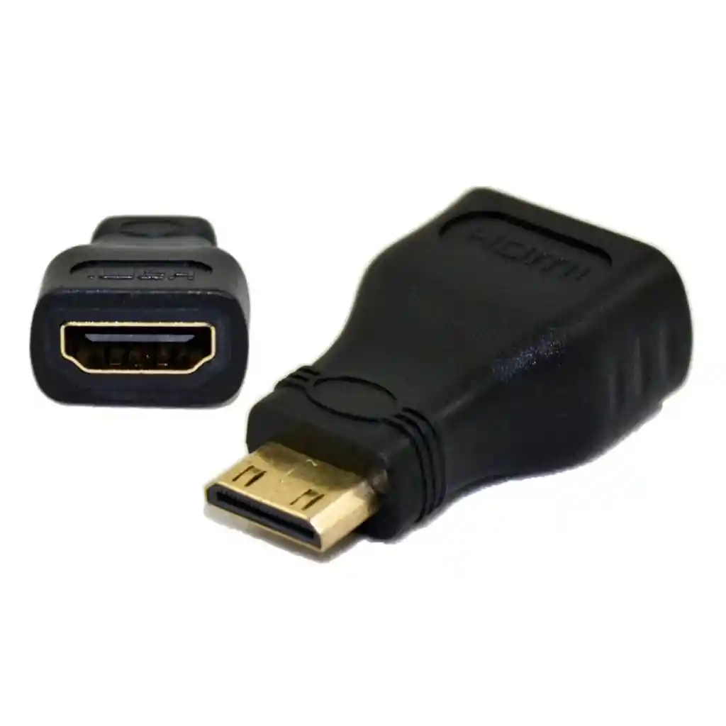 Convertidor Adaptador Hdmi A Mini Hdmi Negro Conector Puerto