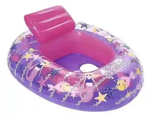 Flotador Inflable Niña Para Piscina Tipo Asiento Lancha