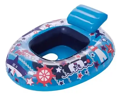 Flotador Inflable Niño Para Piscina Tipo Asiento Lancha
