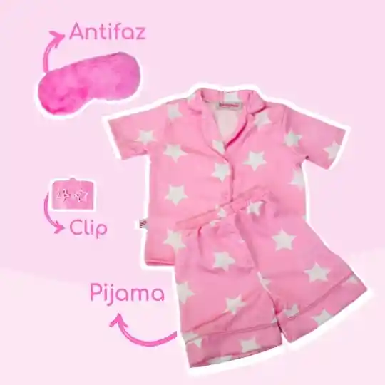 Regalo Para Niña - Pijama Talla 6 - 8 Beautyland Box Star