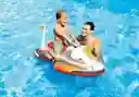 Flotador Inflable Para Piscina Moto Jet Ski Acuático Intex 4 Asas 1.17m X 77cm