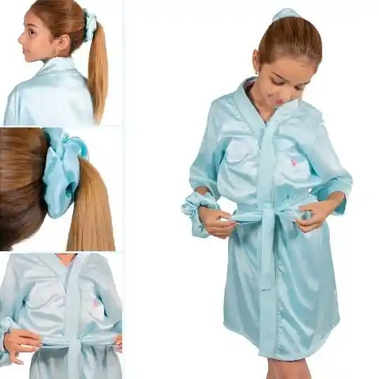 Regalo Para Niña - Bata Levantadora Menta Talla 2 - 4 Beautyland Box