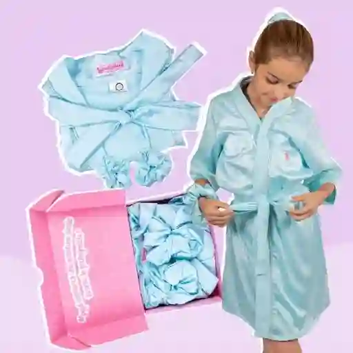 Talla 6 - 8 Regalo Para Niña - Bata Levantadora Menta Beautyland Box