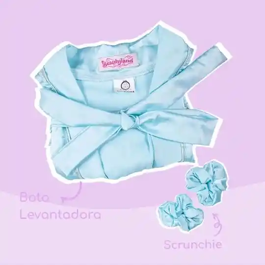Talla 6 - 8 Regalo Para Niña - Bata Levantadora Menta Beautyland Box