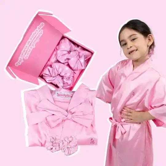 Regalo Para Niña - Bata Levantadora Rosa Talla 6 - 8 Beautyland Box