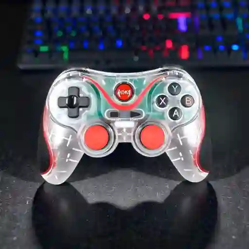 Control Bluetooth X3 Transparente + Soporte Para Celular