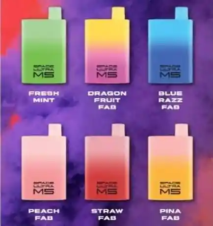 Vaper Space 5 Mil Puff Sabor A Frambuesa