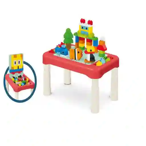 Mesa Bloques Creativos 66pzs