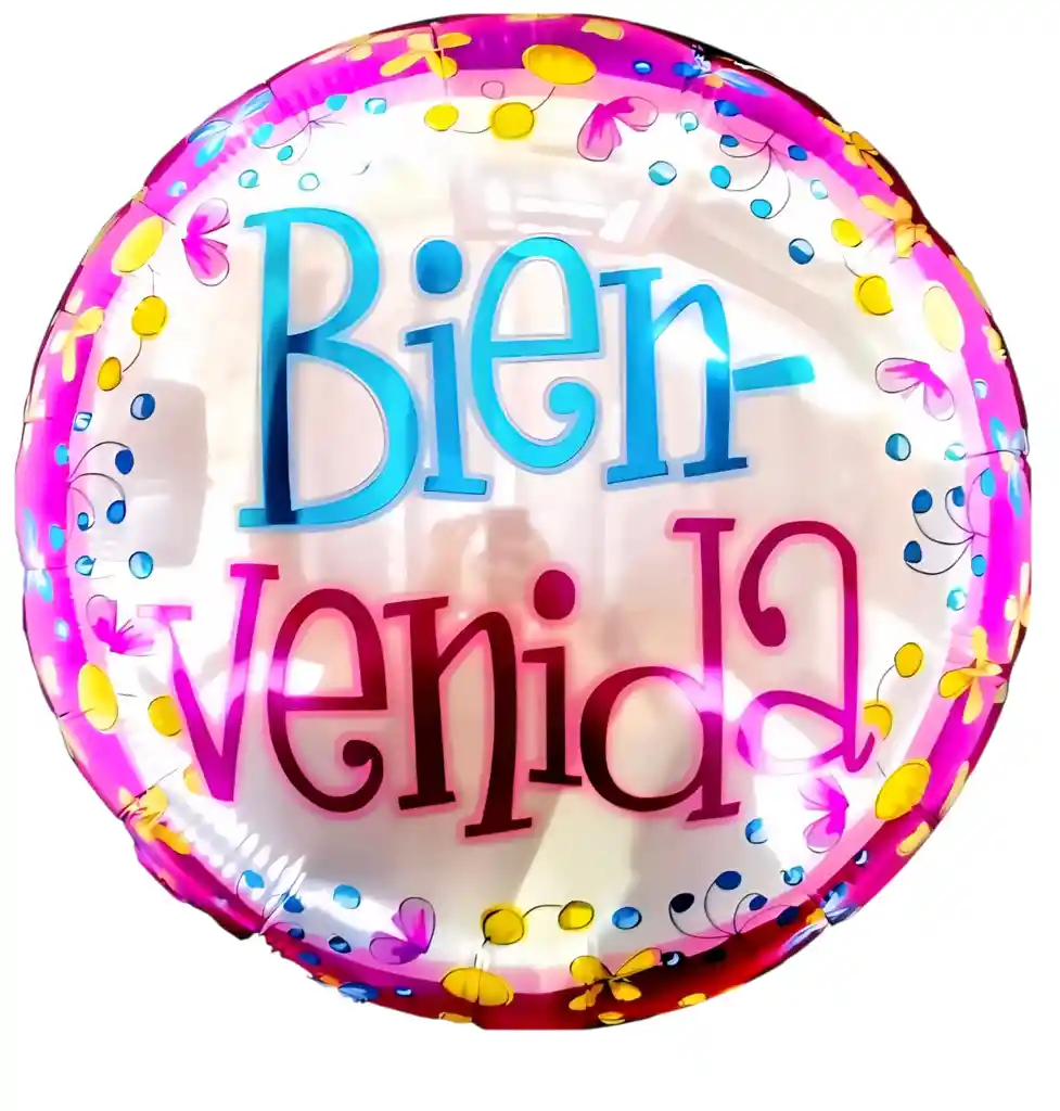 Globo Metalizado Bienvenida