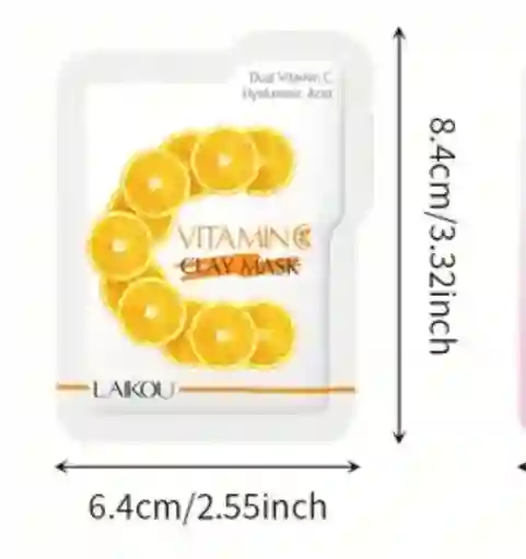Mini Mascarilla De Arcilla Limpiadora De Vitamina C