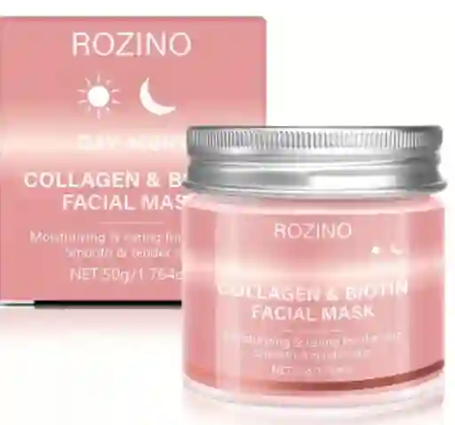 Mascarilla Facial Hidratante De Colágeno Y Biotina (50g)