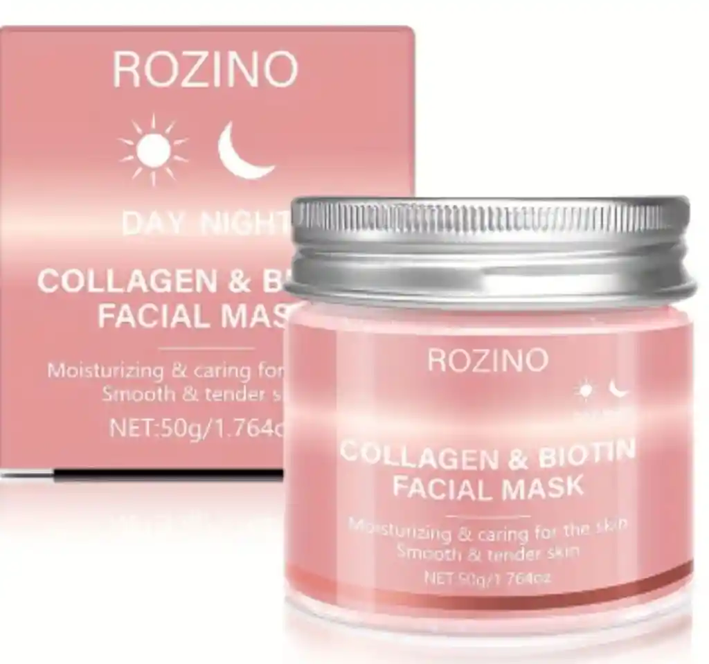 Mascarilla Facial Hidratante De Colágeno Y Biotina (50g)