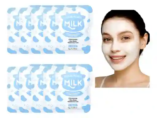 Mascarilla Hidratante De Arcilla A Base De Leche Portatil (5g) 1 Und.