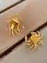 Aretes Cangrejo Dorados